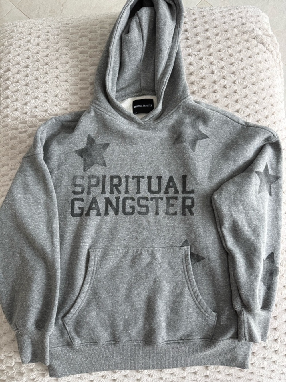 Spiritual Gangster Women’s Gray Logo Hoodie
